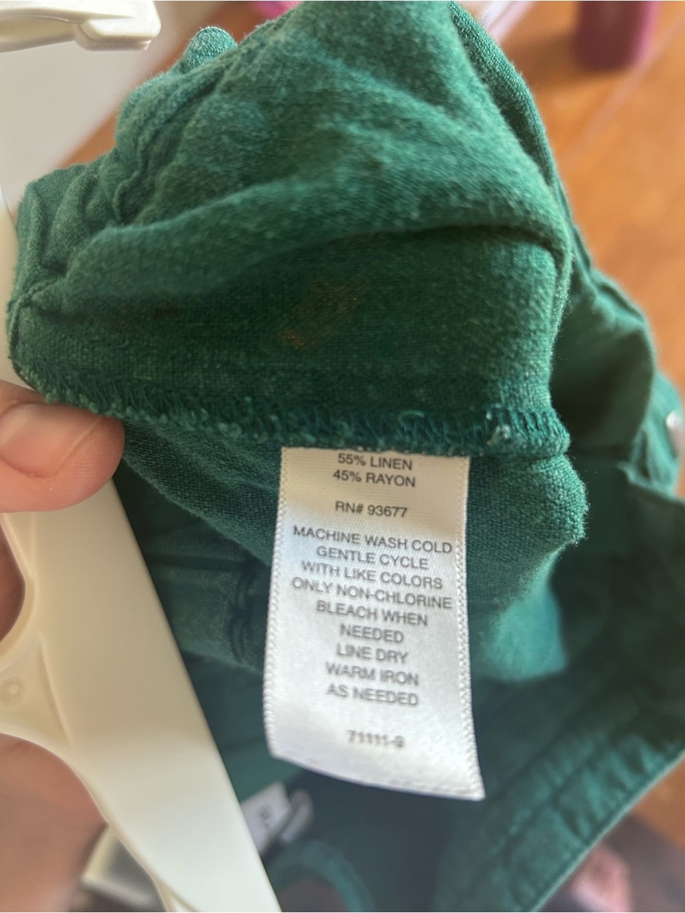 Large Linen Lounge Shorts - Picture 5 of 5